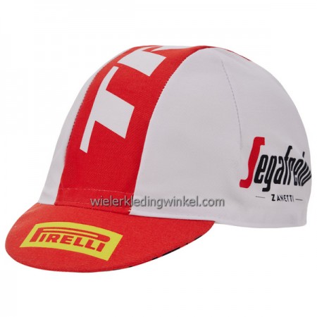 Fietsen Caps 2023 Trek-Segafredo Rood Wit